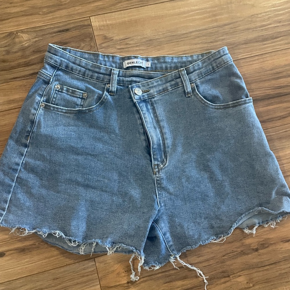 Women's Blue Denim Shorts